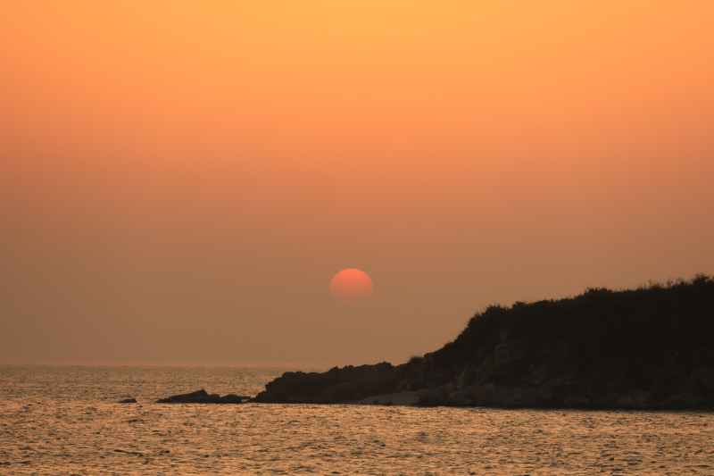 山东威海小石岛绝美夕阳 5