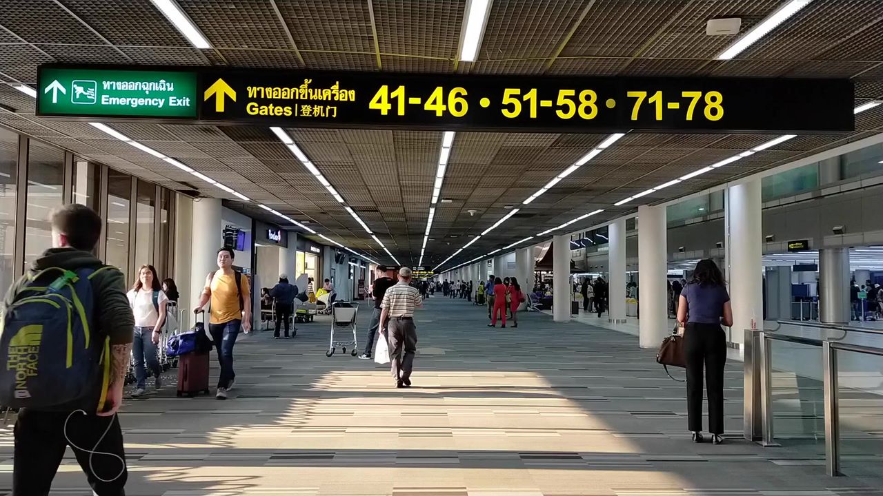 泰国曼谷机场飞机