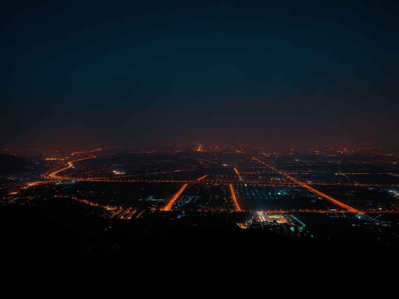 鬼笑石夜景