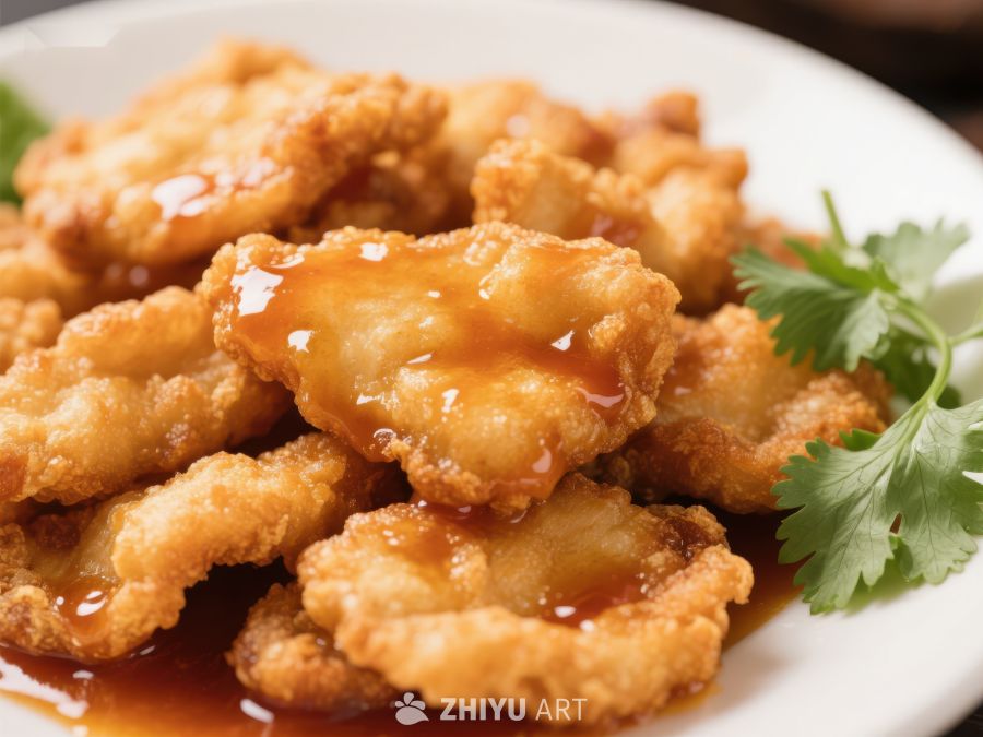 酥脆炸鸡配甜酱 1114
