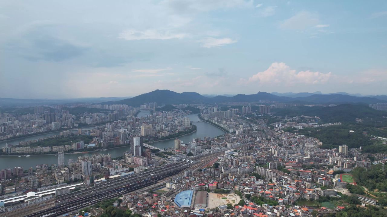航拍广东韶关