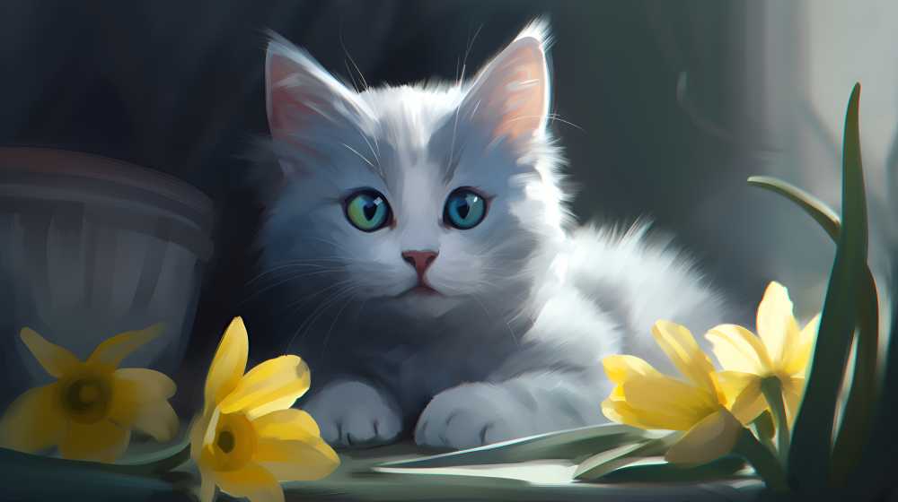 小花与猫嘟嘟
