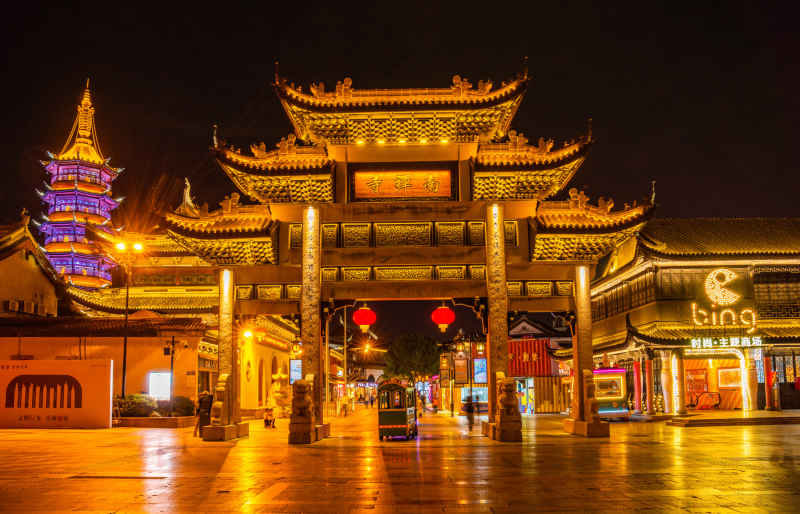 江苏无锡南禅寺步行街