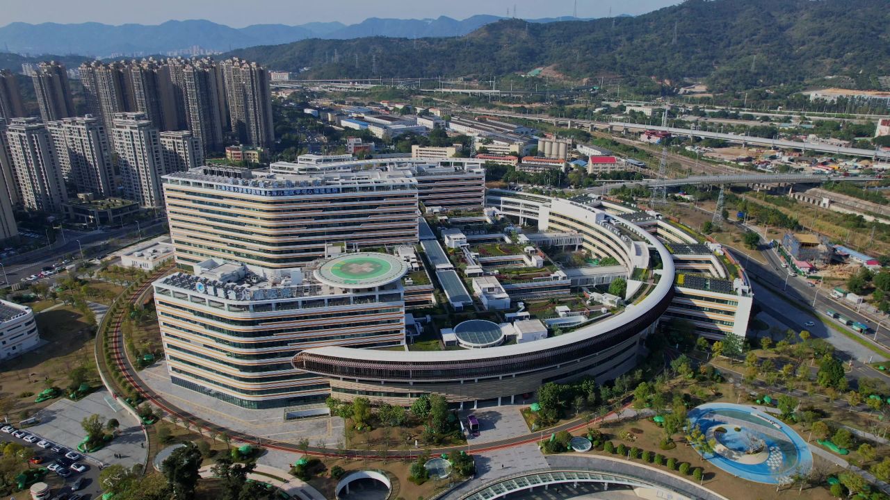 航拍福建省儿童医院