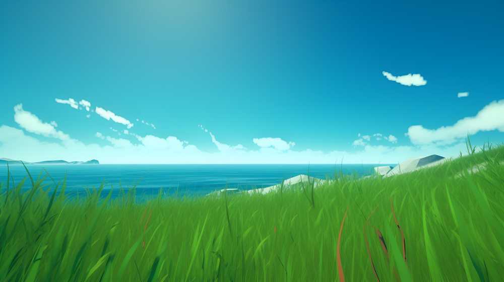 绿色夏季凉快背景图