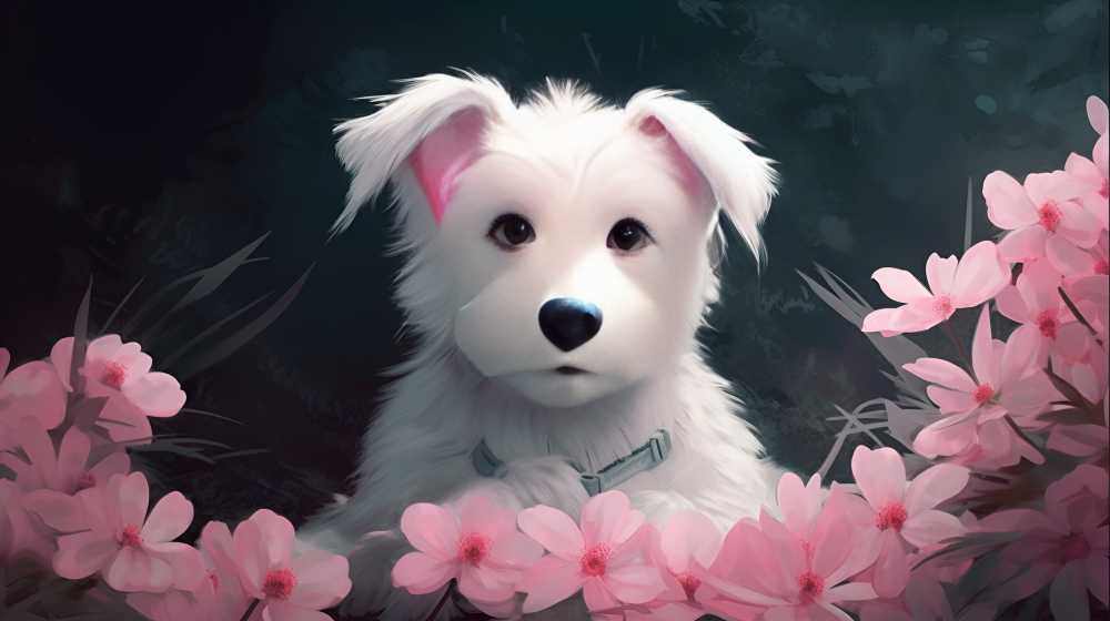 可爱狗狗小花1