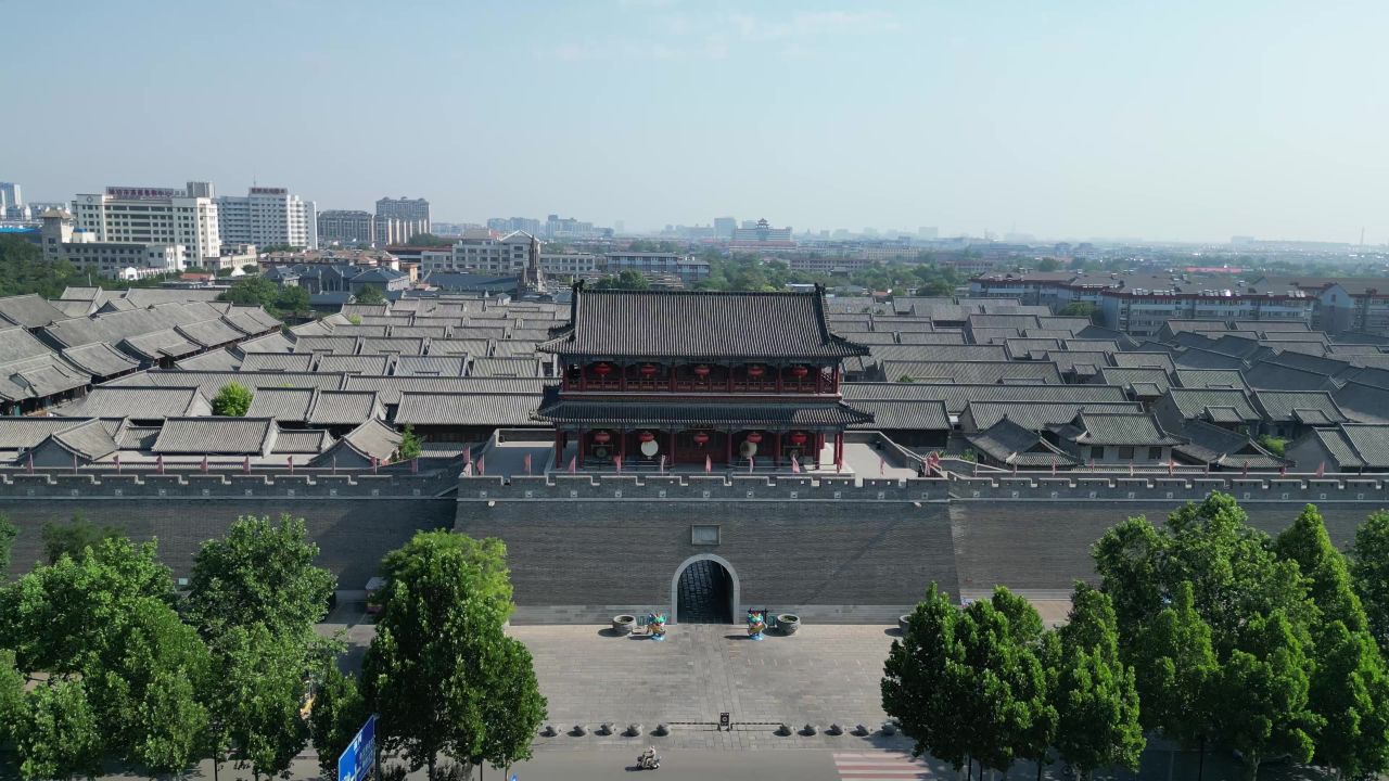 山东潍坊青州古城阜财门城楼