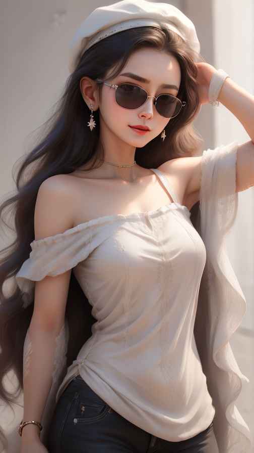 美女身材好看穿什么都好看