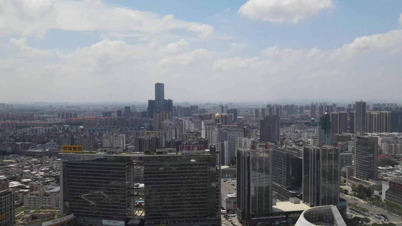 东莞市区航拍