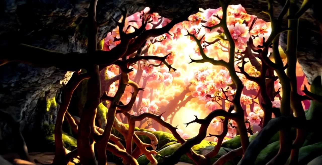 洞穴与花海：动画视角下的明媚春光