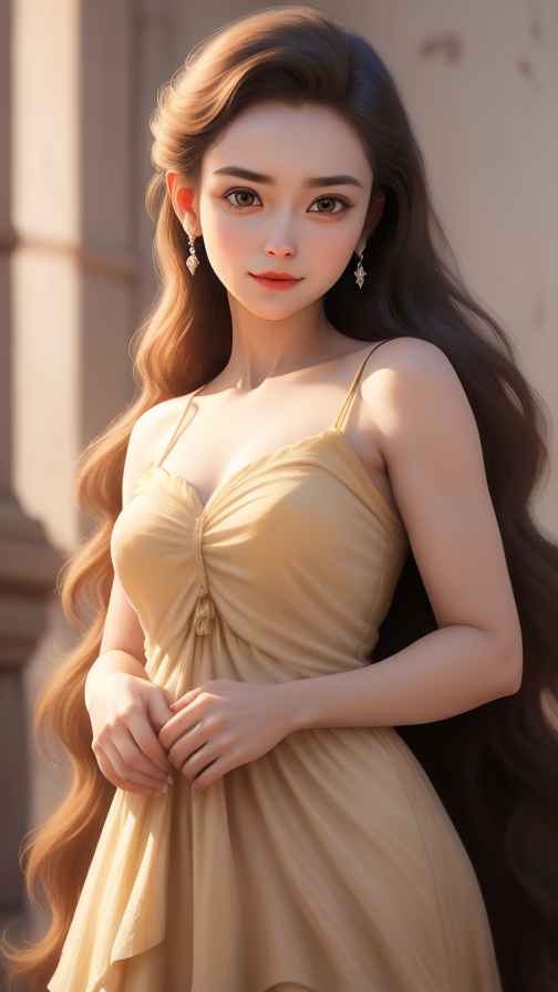吊带美女