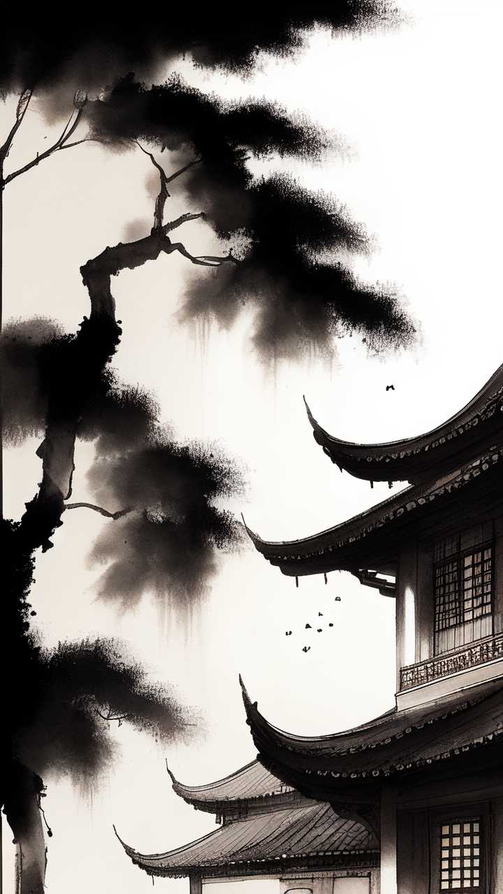 山水插画