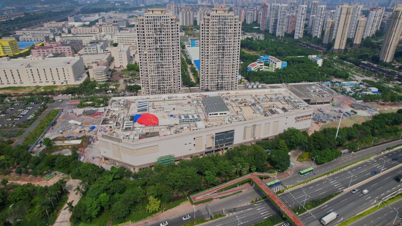航拍厦门杏林万达广场 9