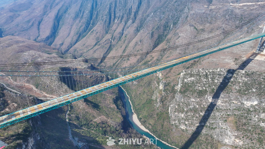 贵州花江峡谷大桥建设 6