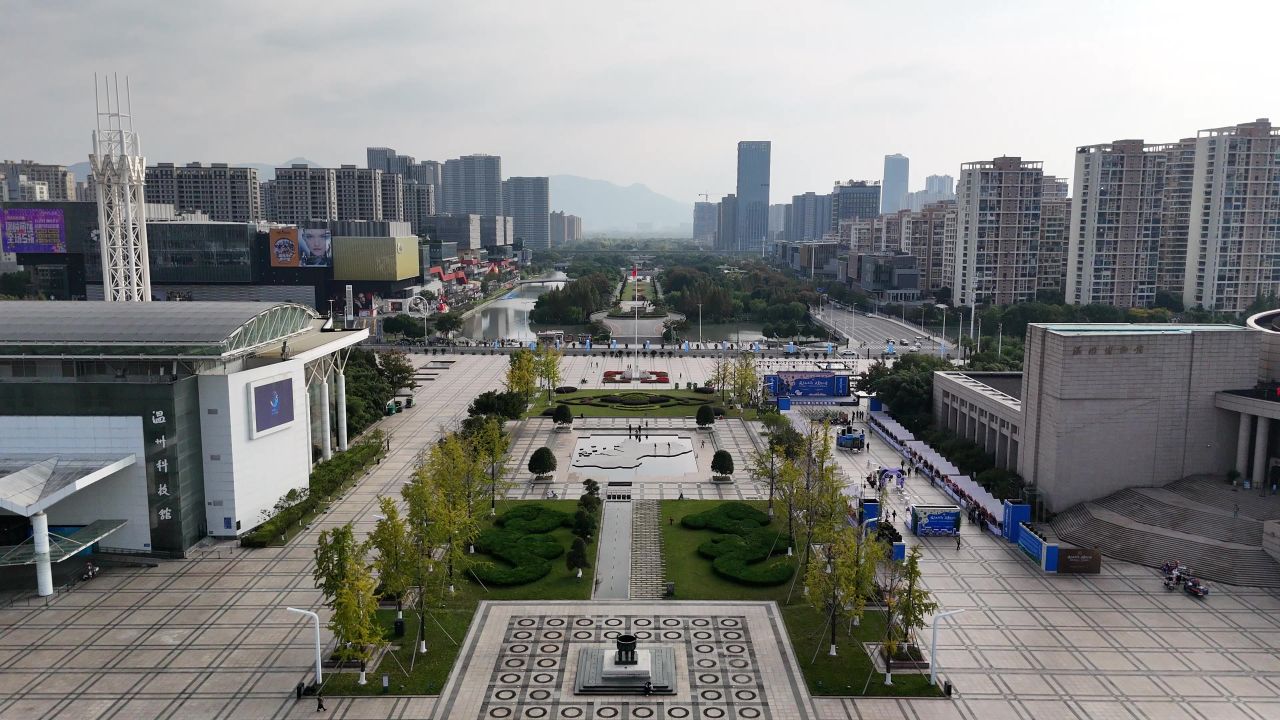 温州中央绿轴和天际线 6