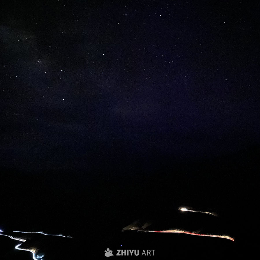 夜路星光