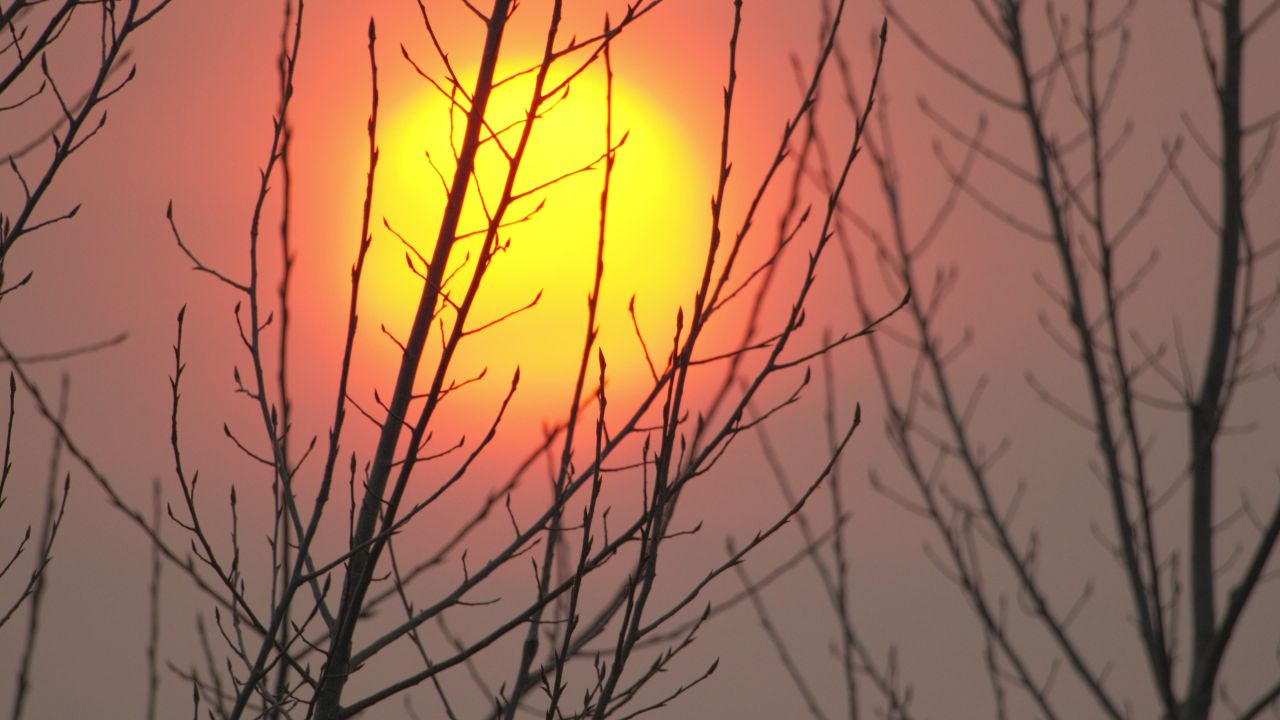 美丽的夕阳4K实拍空镜