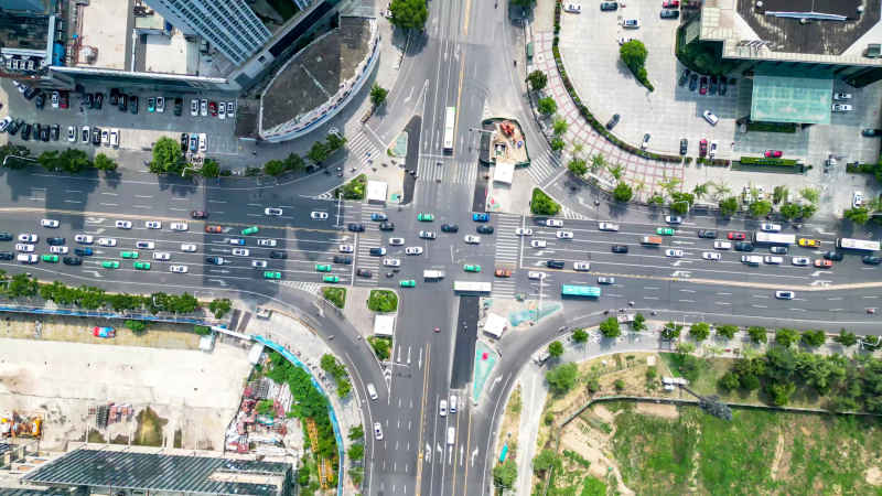 湖北襄阳城市风光旅游景区航拍摄影图 