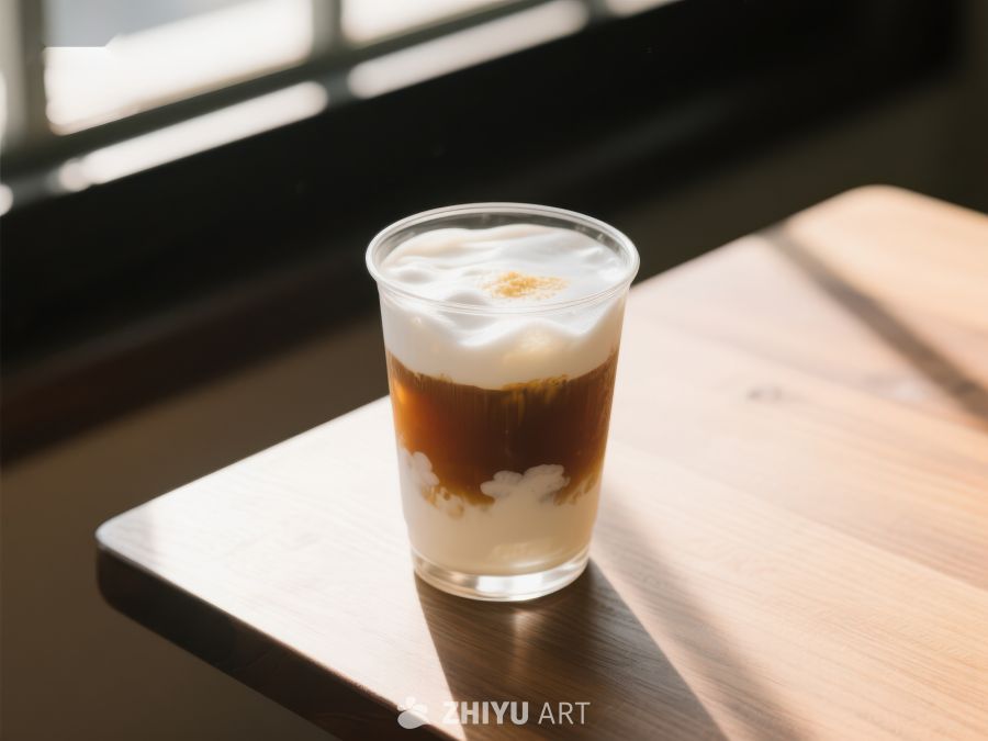 冰咖啡与奶油的完美融合