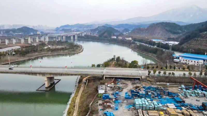 湖南怀化城市风光航拍 
