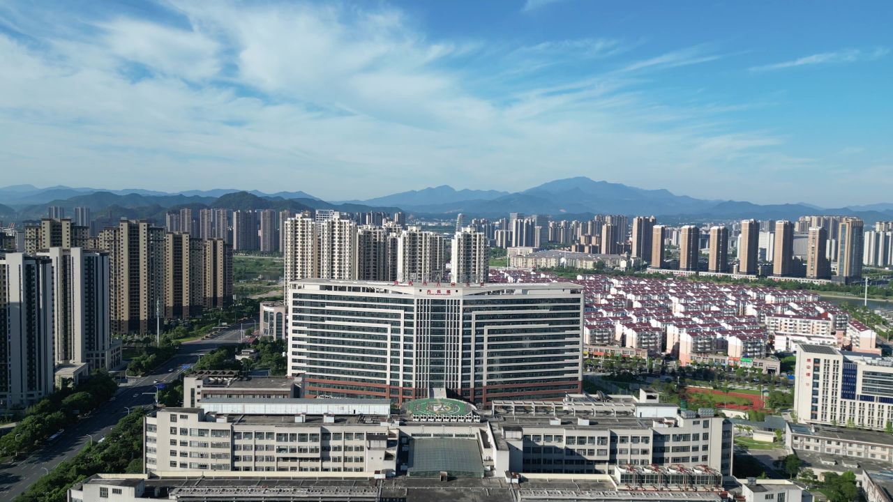航拍宜春市人民医院
