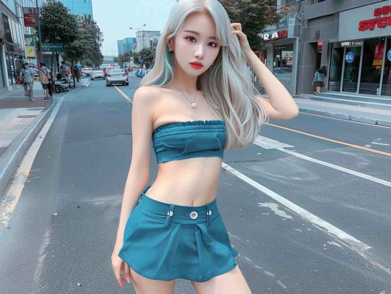 街拍少女 4