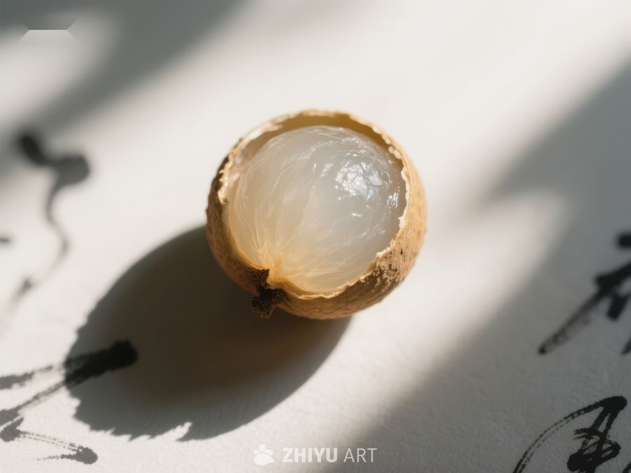 阳光下的龙眼果特写 741