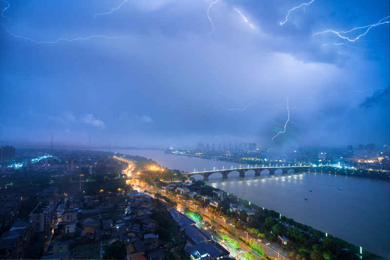 雷暴云团降临
