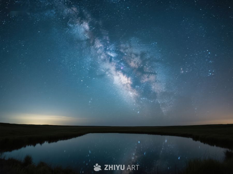 银河映水，夜空璀璨 549