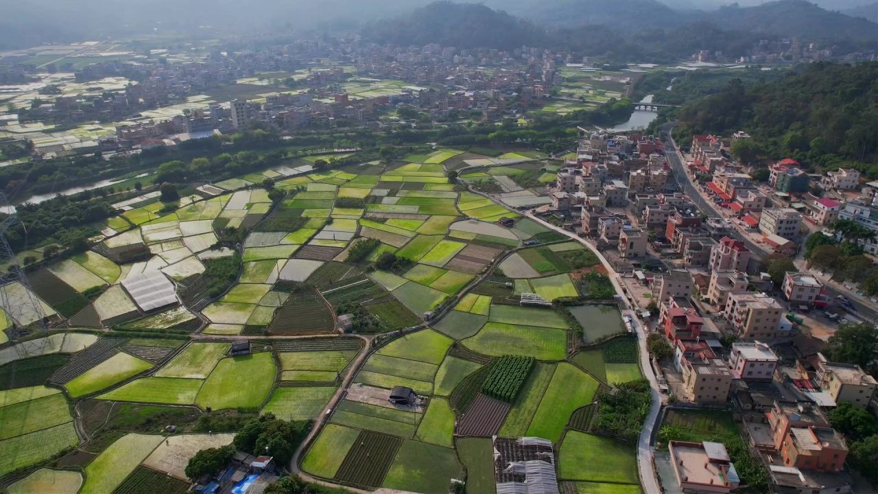 航拍福建厦门新农村景观 15