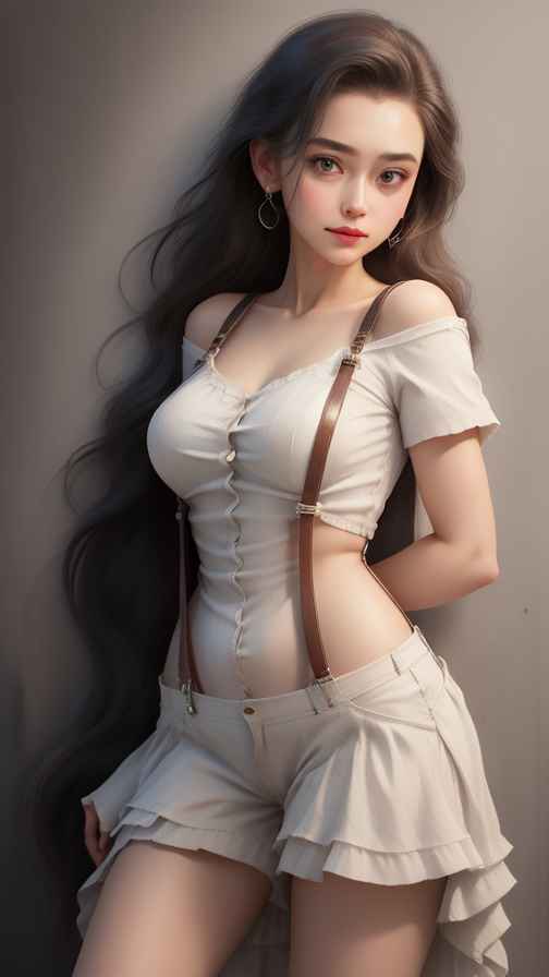 吊带高级美女