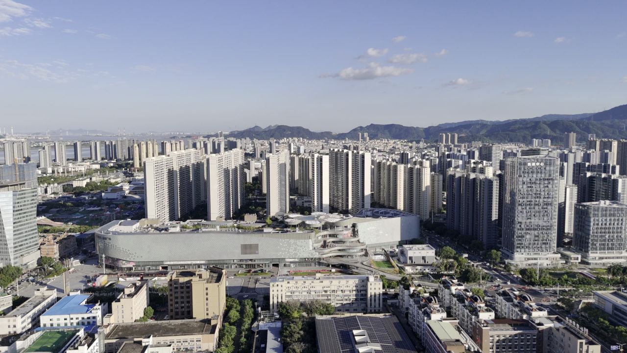 温州晴天城市航拍 46