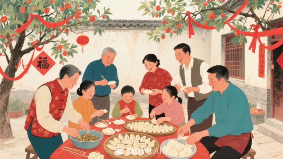 家庭团圆，共度佳节 519