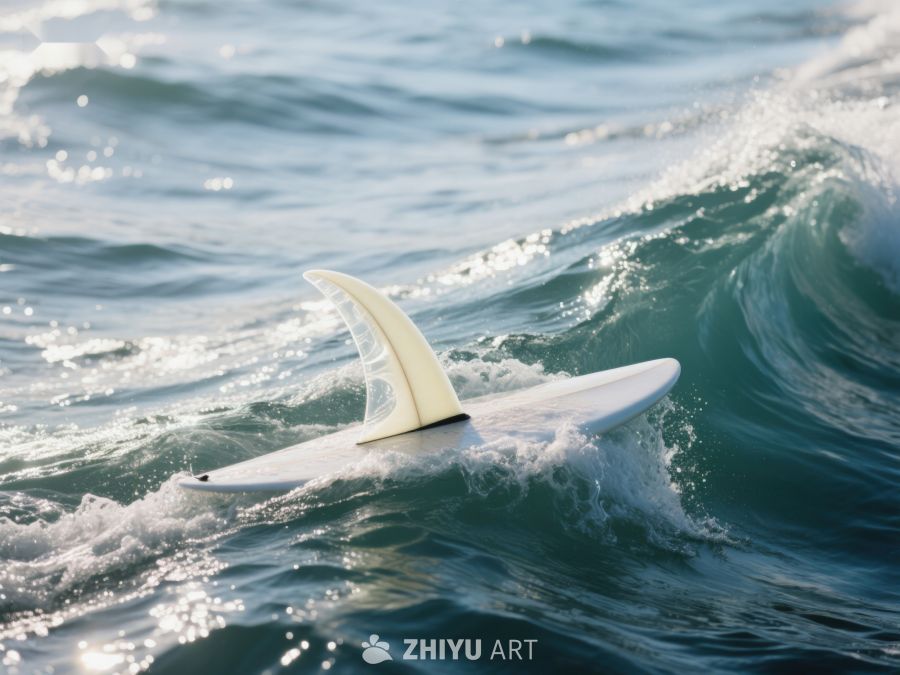 冲浪板在海浪中漂浮 41