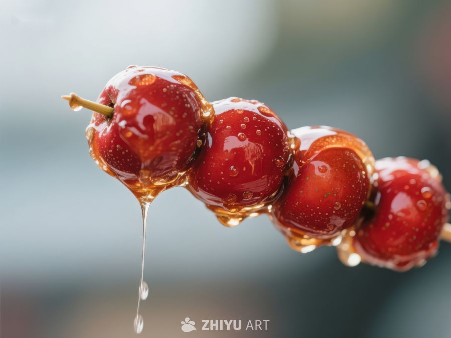 蜂蜜滴落樱桃串 236