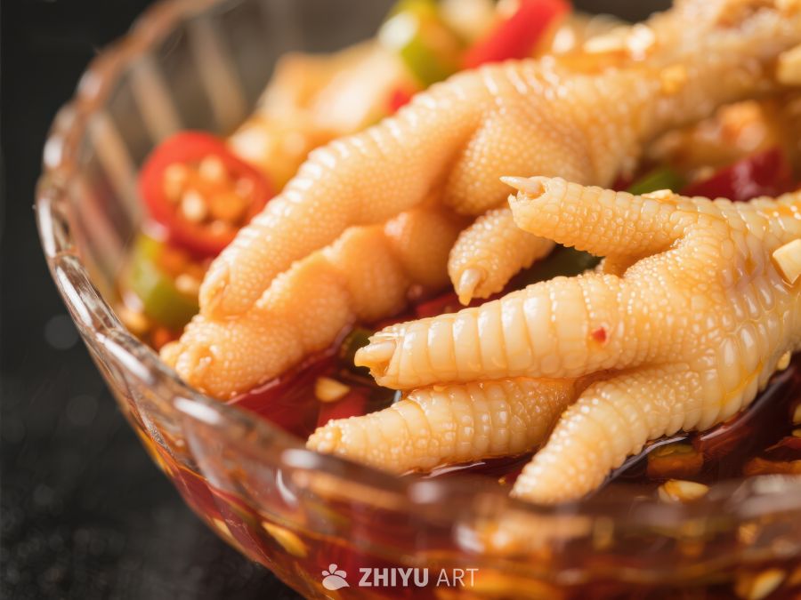 麻辣鸡爪，美味诱人 916