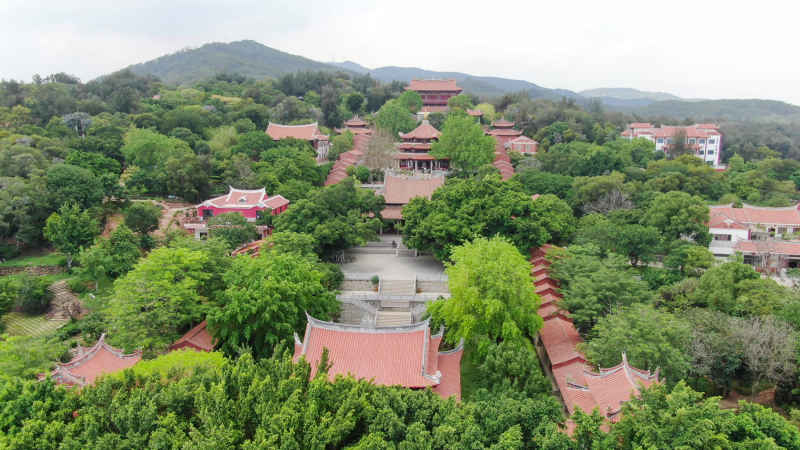  航拍福建泉州南少林