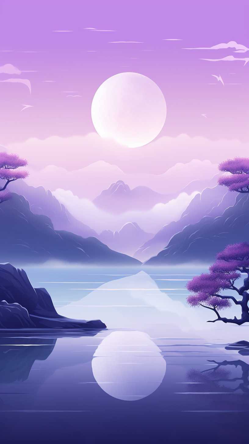紫色艺术唯美背景