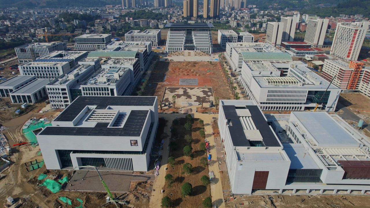 航拍福州福耀科技大学景观 8