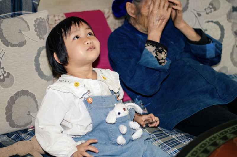 天真笑容