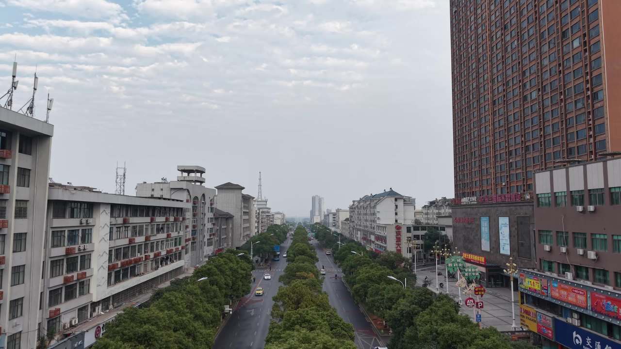 繁忙的都市街道
