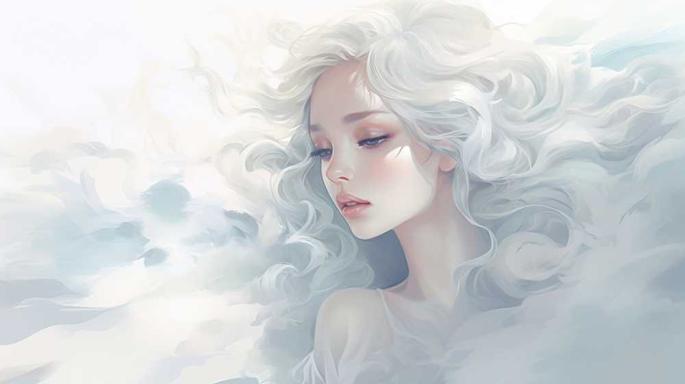艺术浅白色唯美背景图99