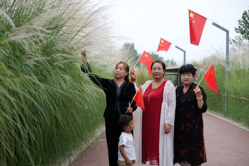喜迎国庆 国庆 五星红旗迎风飘扬 人与自然 20