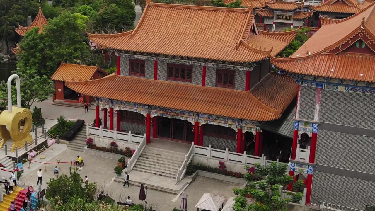 东莞观音山，航拍