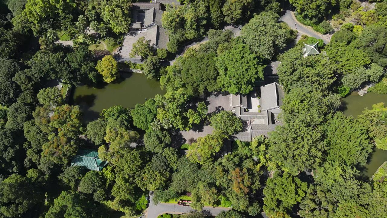 广西柳州龙潭公园航拍