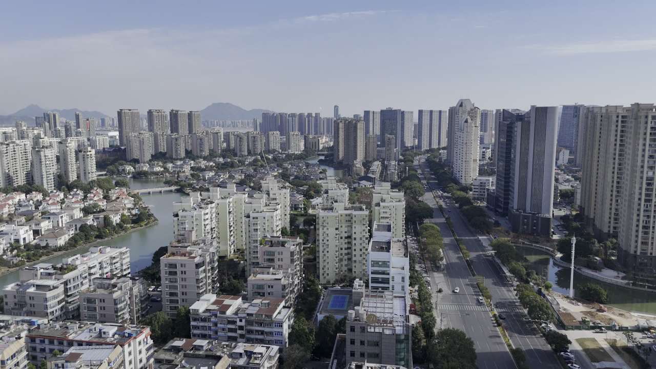 温州新城航拍素材 14