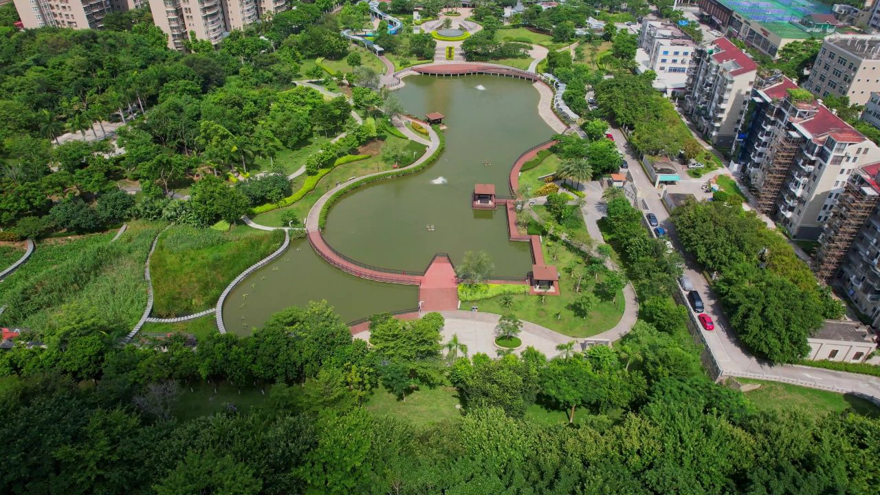 航拍厦门宁宝公园 1
