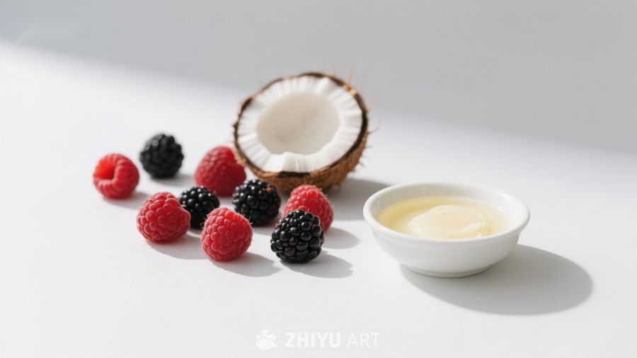 椰子、浆果与蜂蜜的清新组合 1098