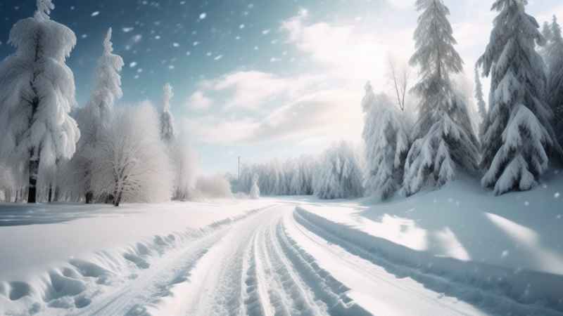 美丽冬季雪景 63