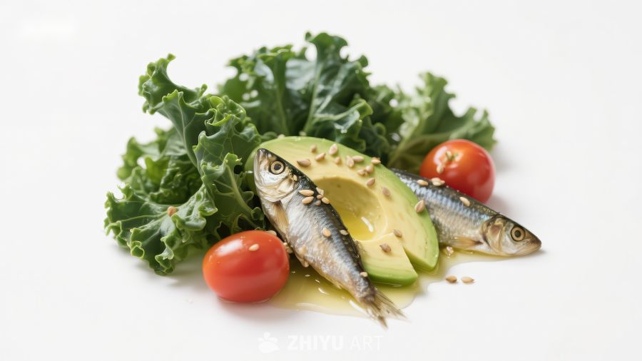 沙丁鱼与牛油果的健康搭配